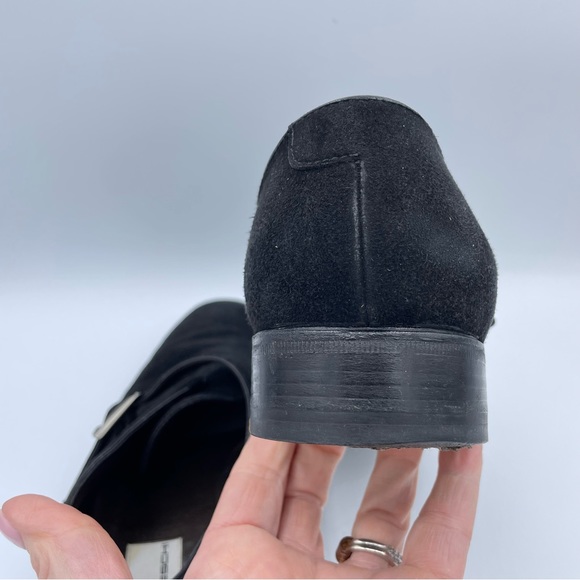 Moreschi Italy Suede Shoes 8 1/2 Black - Picture 12 of 16